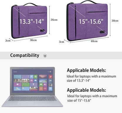 Laptophülle 13-14 Zoll stoßfest wasserdicht für MacBook Air/Pro HP