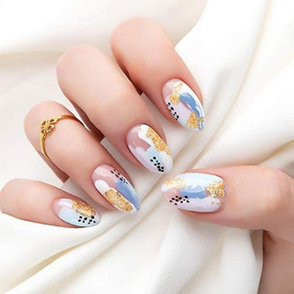 100 Blatt Blattgold Imitat mit Pinsel – Goldflocken für Basteln & Dekoration