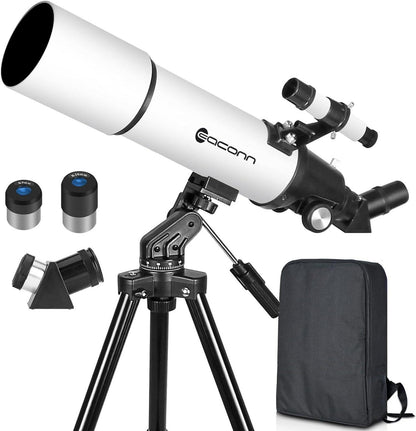 Teleskop 80mm Aperture 600mm Refraktor für Kinder Astronomie