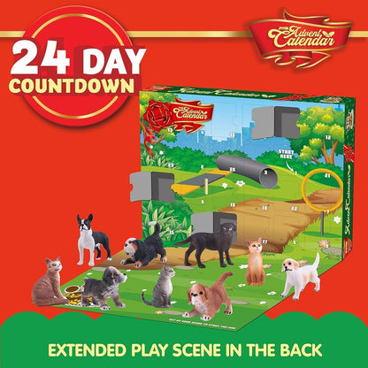 Weihnachts-Adventskalender 2024 mit Hund und