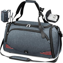 Sporttasche Reisetasche mit Schuhfach 40L Groß Fitness Trainingstasche