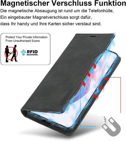 Samsung Galaxy S20 FE Handyhülle 2023 Leder Standfunktion Kartenfach