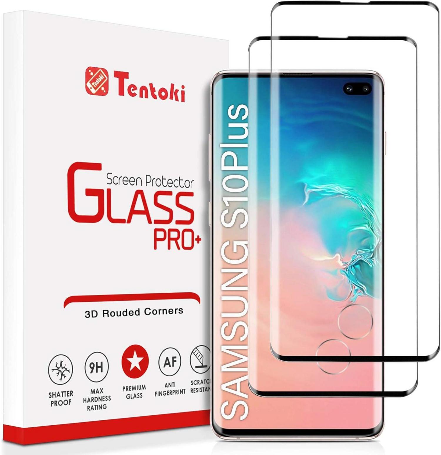 Displayschutzfolie Samsung Galaxy S10 Plus 9H Panzerglas 2 Stück
