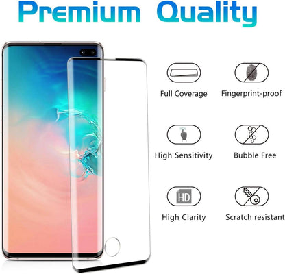 Panzerglas Samsung Galaxy S10+ Displayschutzfolie 2 Stück 9H