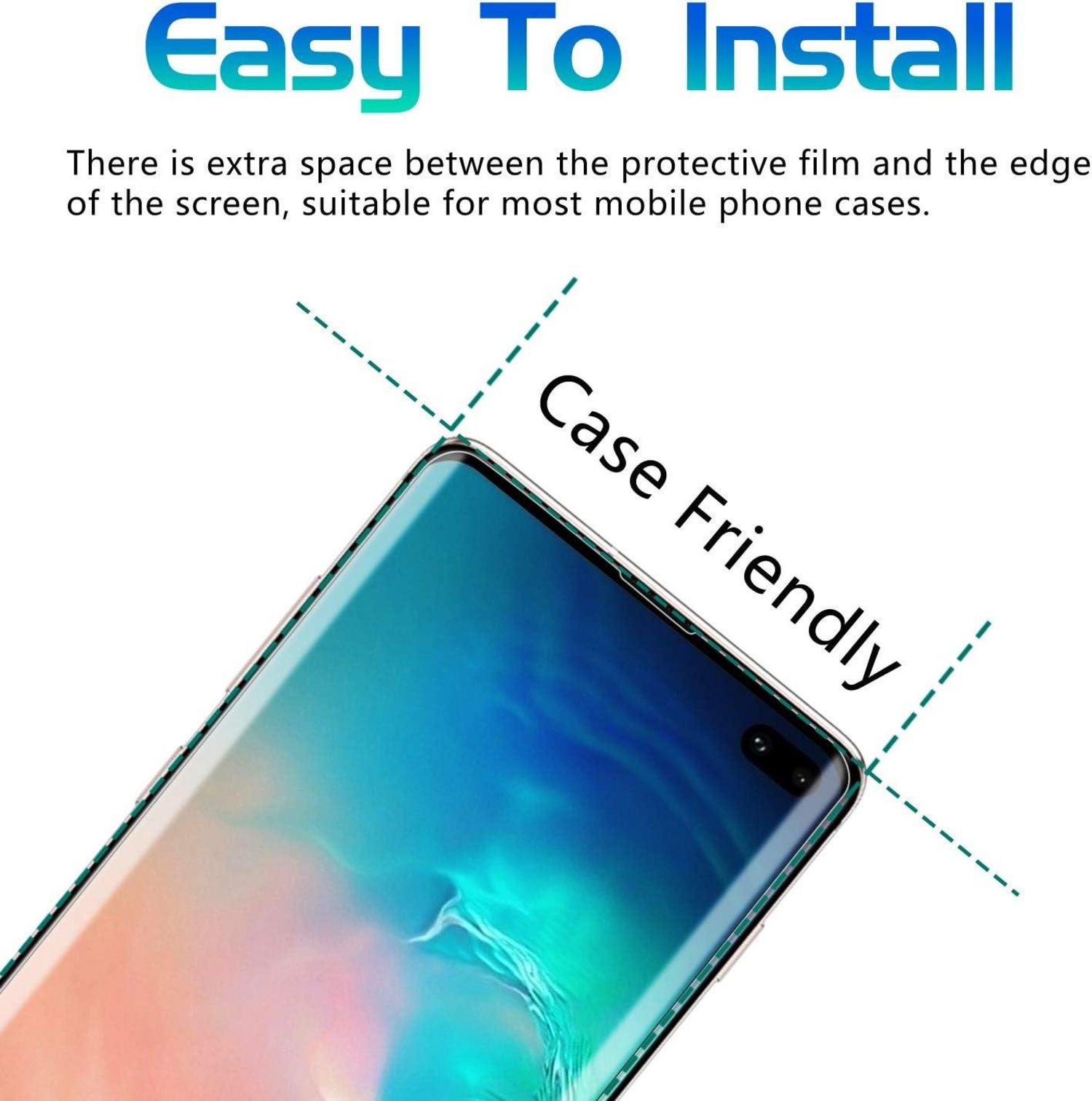 Panzerfolie Samsung Galaxy S10 Plus Displayschutz 9H Vollabdeckung