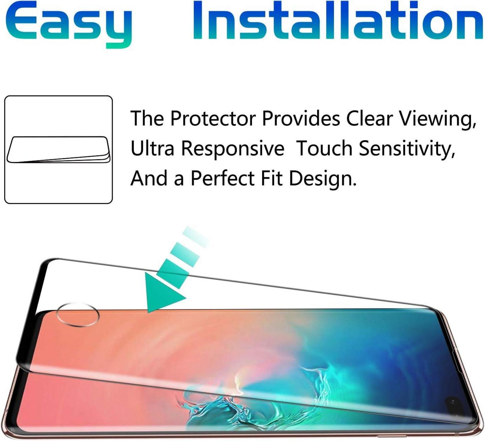 Panzerfolie Samsung Galaxy S10 Plus Displayschutz 9H Vollabdeckung