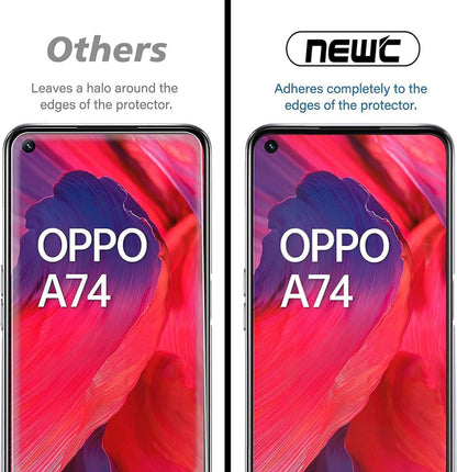 Panzer Schutzglas für Oppo A54 5G & A74 5G 2er Pack 9H Ultra-klar