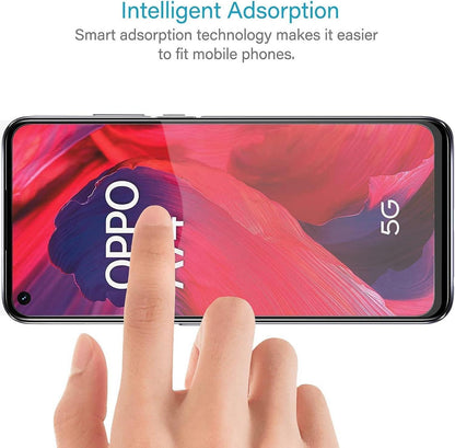 Panzer Schutz Glas für Oppo A54 5G A74 5G 2 Stück Transparency
