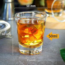 24er Schnapsgläser Set 60ml für Männer Tequila Barware