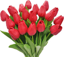 Künstliche Tulpen Hochzeitssträuße Blumen Gefälschte Tulpen PU Tulpen