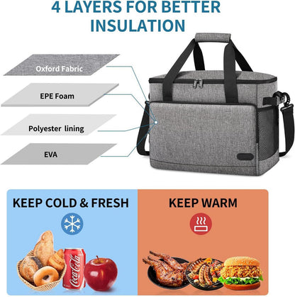 Lubardy 15L 30L Kühltasche Faltbar Wasserdicht Isoliertasche