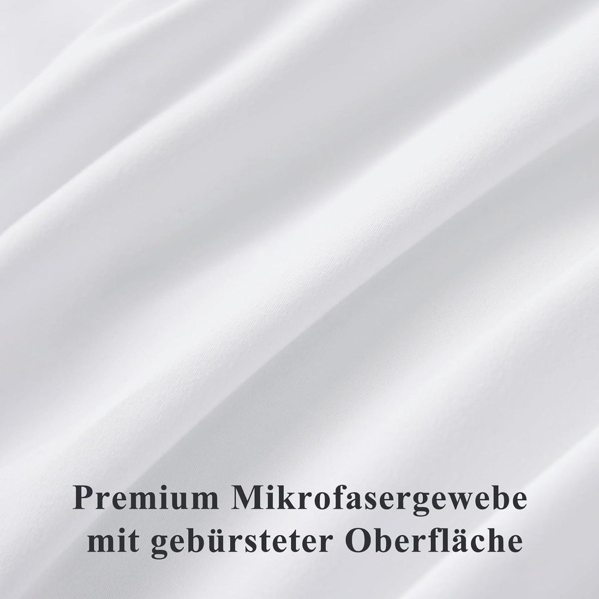 Kissenbezug 40x40 2er Set Weiß Mikrofaser Reißverschluss Kinderzimmer