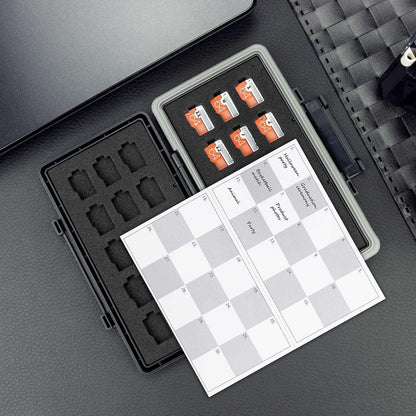 30 Slots Micro SD Kartenhalter Wasserdicht Organisation