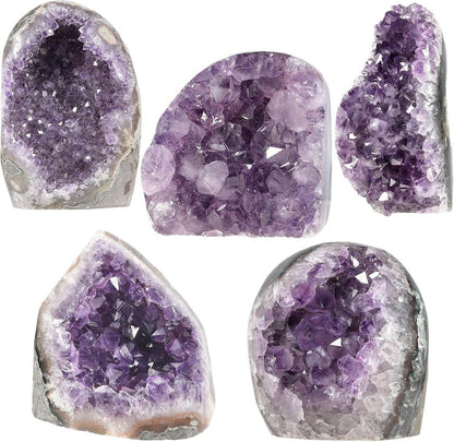Natürlicher Amethyst Druse Deko-Stein 800-900 g Fengshui Ornament