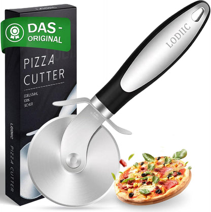 Pizzaschneider Edelstahl Hochwertig mühelos Pizza schneiden