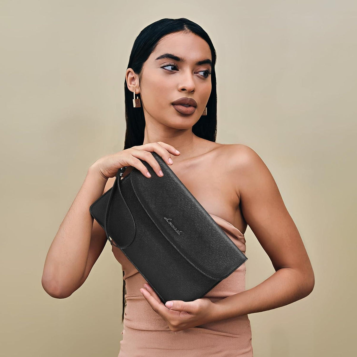 LOVEVOOK Damen Handtasche Schultertasche Set 3-teilig Groß Henkeltasche