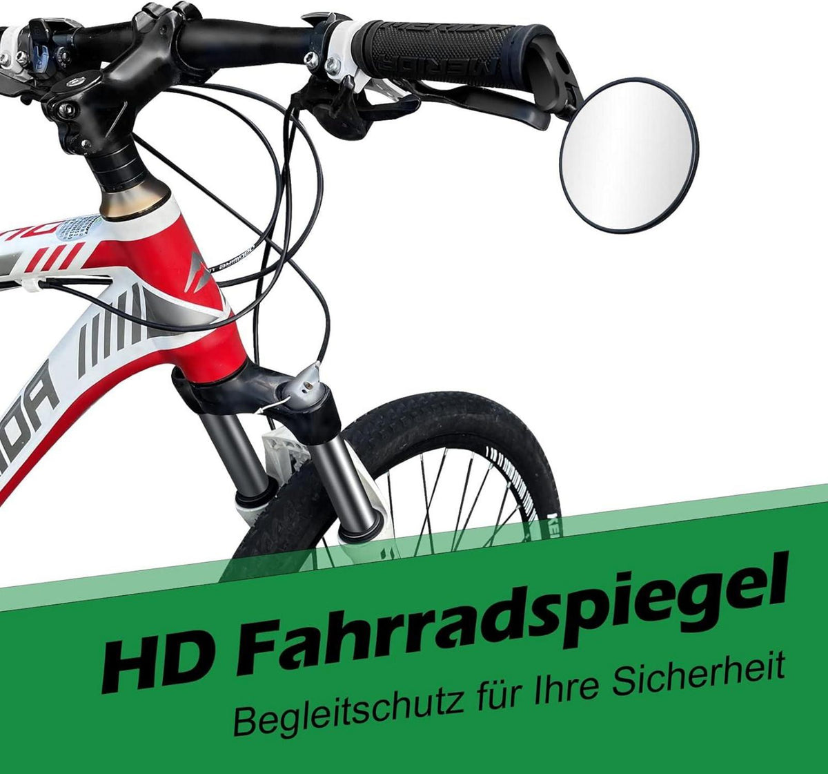 Fahrradspiegel 2 Stück HD 360 Drehbar Klappbar Universal