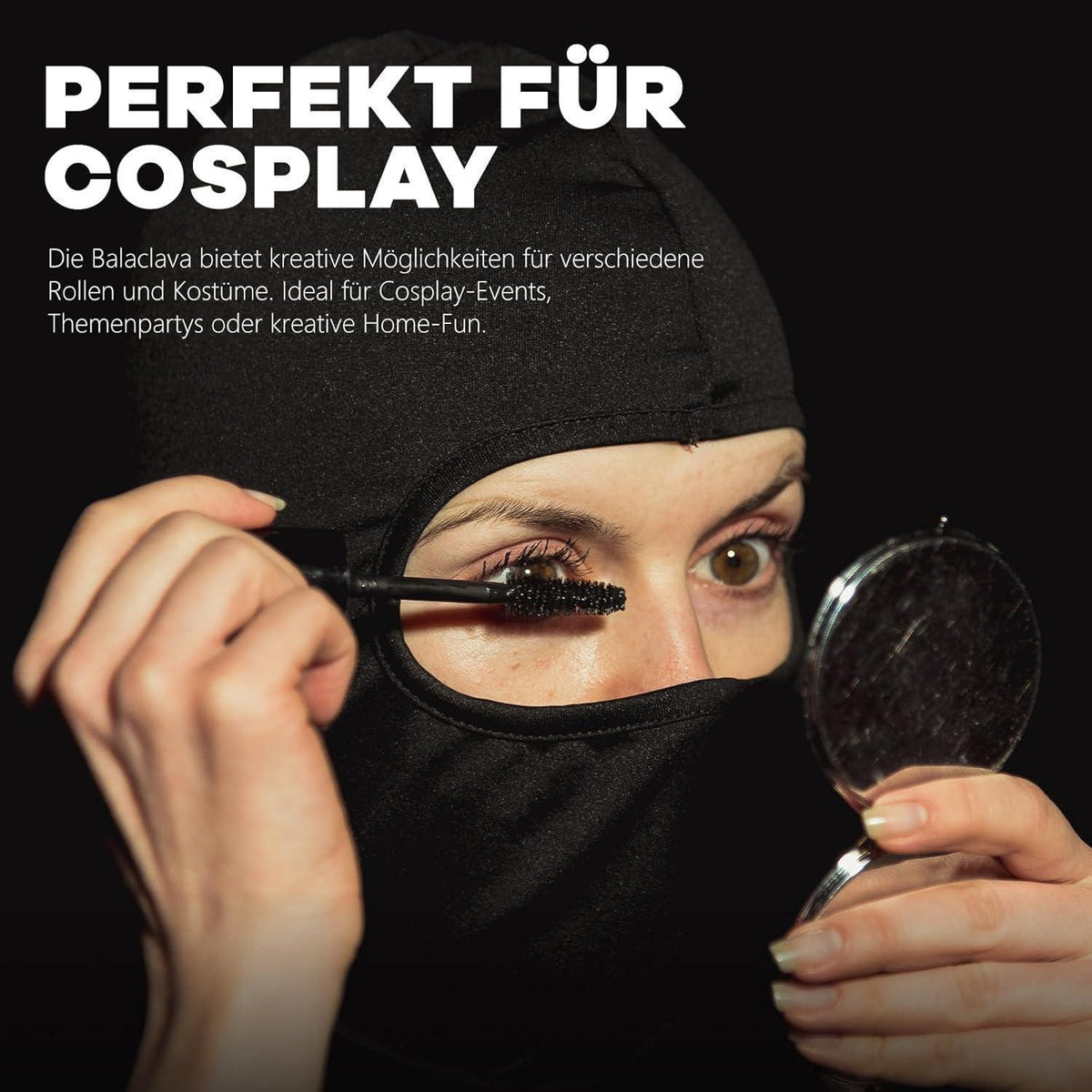 Sturmhaube Multifunktion – Skimaske, Fahrradhaube, UV-Schutz