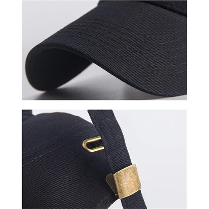 Baseball Cap Damen Herren – Verstellbare Baumwoll Basecap Rot
