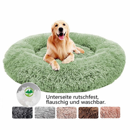 Flauschiges Hundebett Orthopädisch Grün 120cm