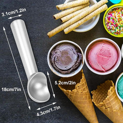 Eisportionierer 18cm Antihaft Aluminium für Gelato Keksteig