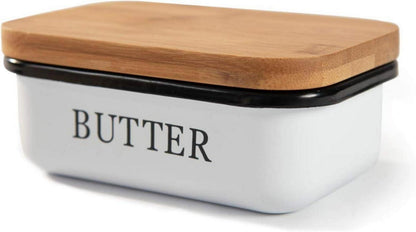 Butterdose mit Holzdeckel für 250 g