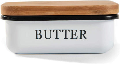 Butterdose mit Holzdeckel für 250 g