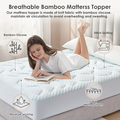 Gel Topper 180x200cm Boxspringbett flauschige decke
