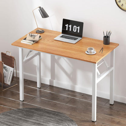 Klapptisch 80x40 cm Kompakter Tisch PC Bürotisch Eckschreibtisch