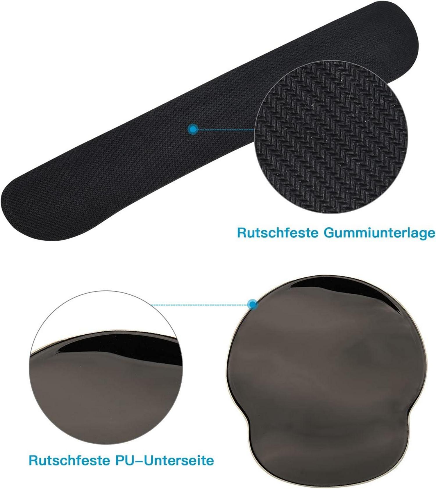 Ergonomische Handgelenkauflage Set Mauspad Tastatur Unterstützung