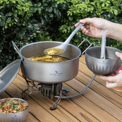 Titan Camping Topf 2L mit Deckel & Klappgriff