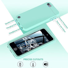 Schutzhülle iPod Touch 7/6/5 Grün, stoßfest, mit Displayschutz