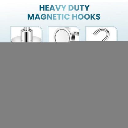 Extra starke Magnethaken 11kg Neodym (6 Stück)