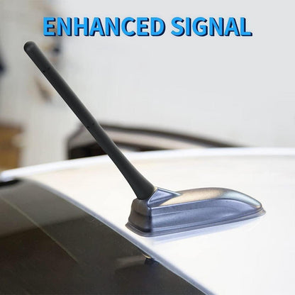 AUTORADIOANTENNE URAQT Schwarz 2er-Set 6,5cm & 18cm mit 6