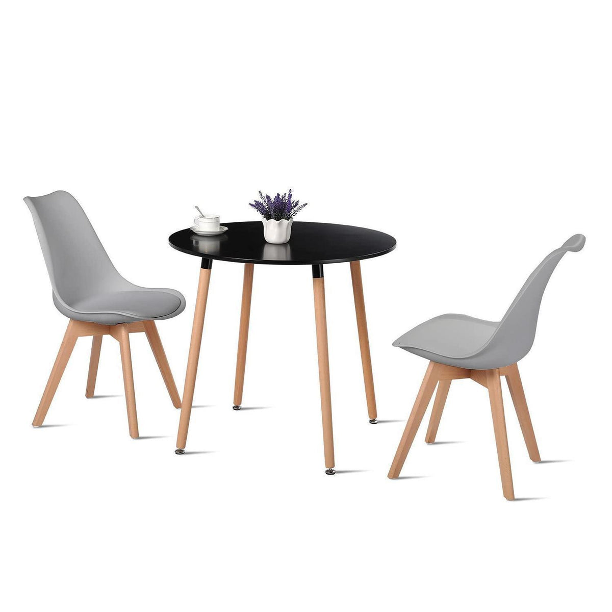 Essgruppe mit Esstisch & 2 Stühlen – Modernes Design