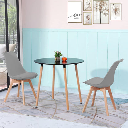 Essgruppe mit Esstisch & 2 Stühlen – Modernes Design