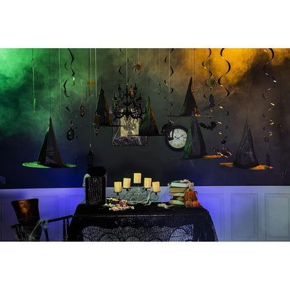 JOYIN 12 Stück Schwarze Hexenhut Dekoration für Halloween