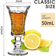 6er Set JAIEF Runde 45ml Schnapsgläser bleifrei klar