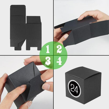 Adventskalender zum Selbst Befüllen DIY 24 Schachteln Geschenkboxen