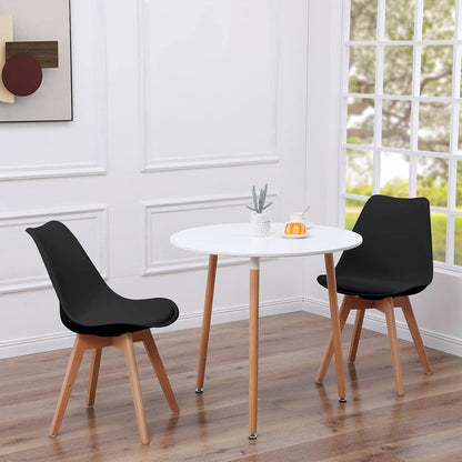 Essgruppe skandinavisch: Tisch 80x80cm + 2 Stühle
