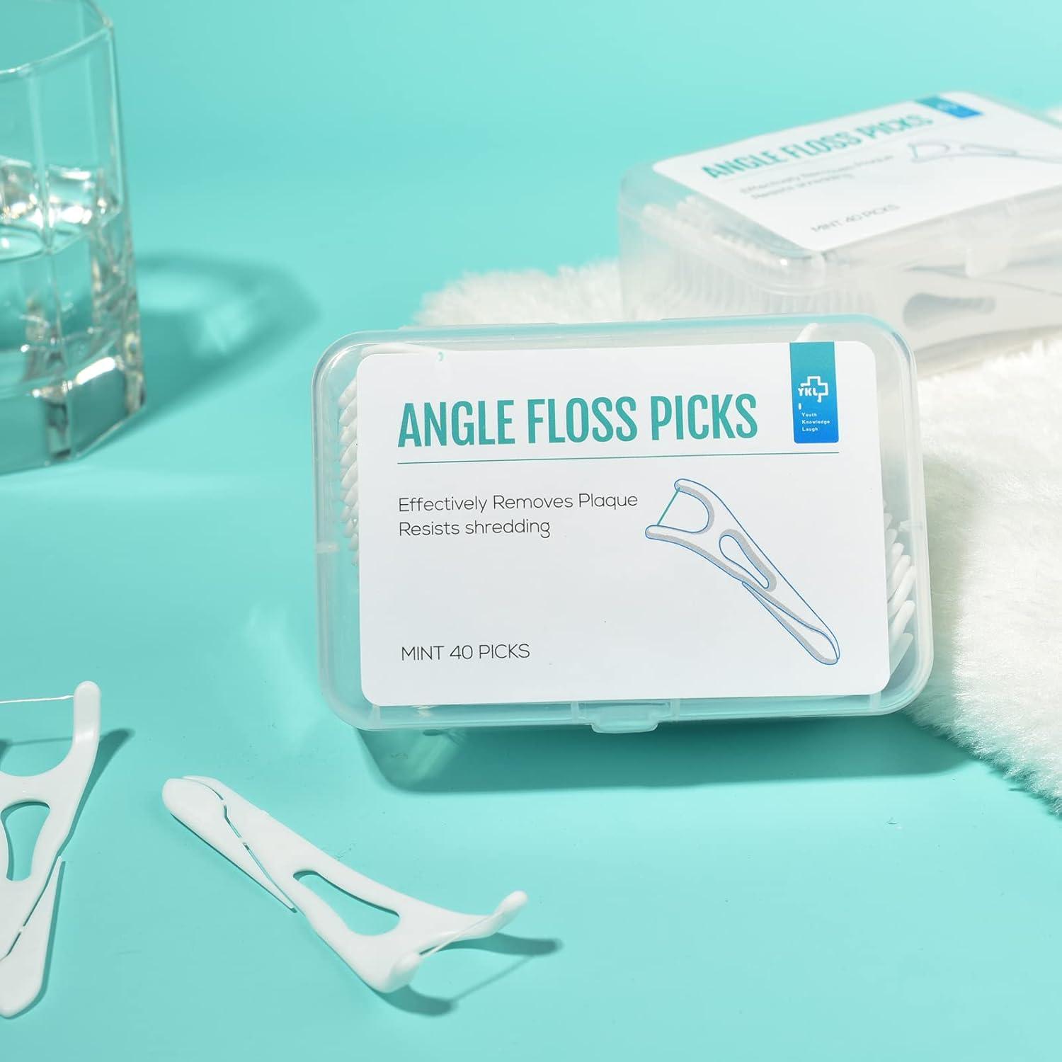 Zahnseide tragbar Kieferorthopädie Zahnstocher Zahnreinigung 120 Picks