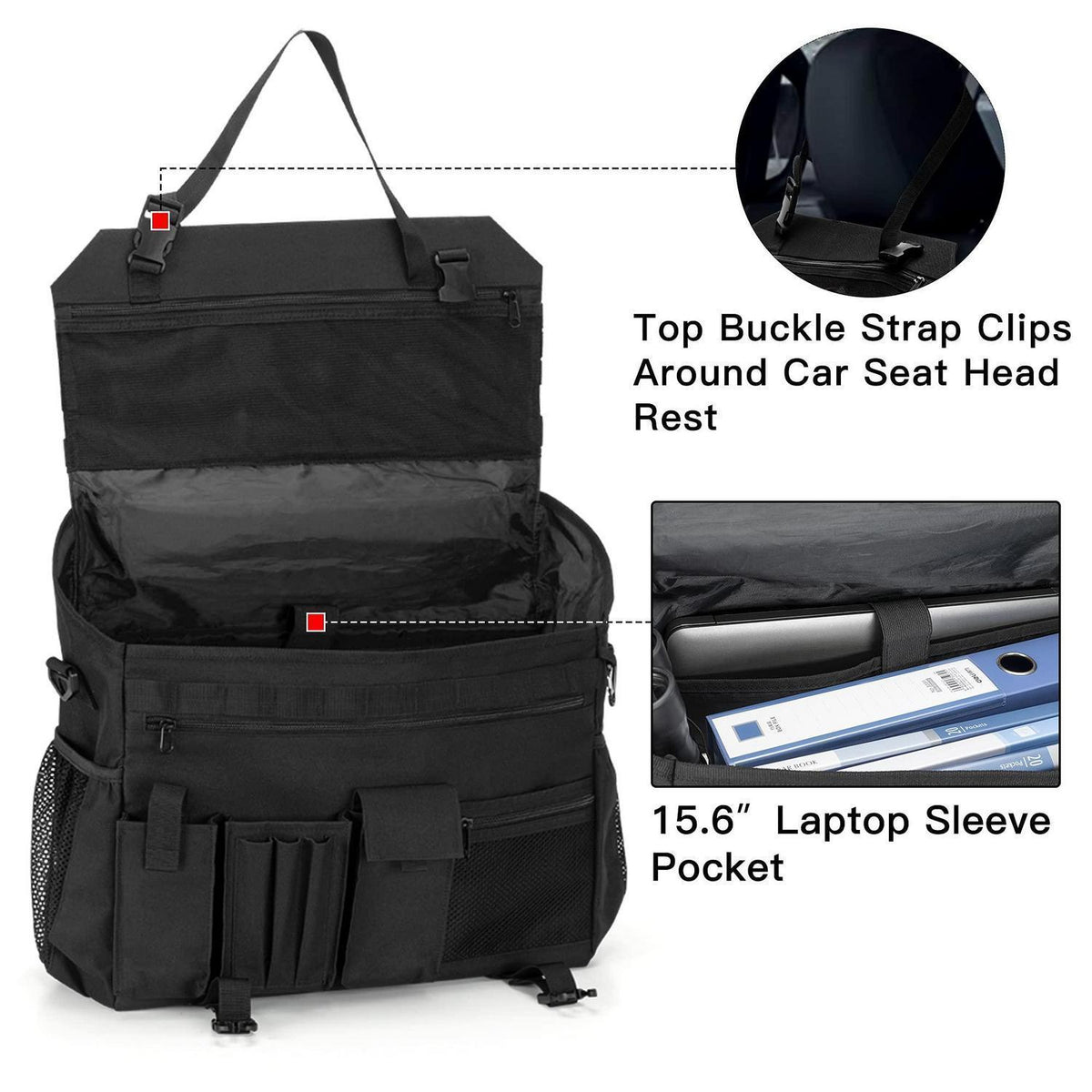 Polizei Tasche Molle Organizer für Vordersitz & Ausrüstung