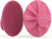 Silikon Körperbürste Bade Dusch Peeling Weiche Borsten Pink