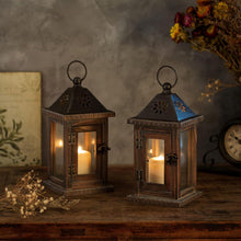 Laterne Holz Windlicht Kerzenständer Vintage Deko Landhaus