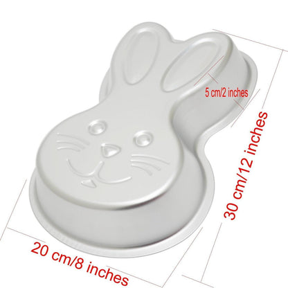 Hasen Kuchenform aus Aluminium, Antihaftbeschichtet