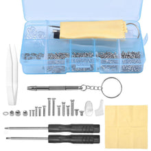 500 Stück Brillen Reparatur Kit Schrauben Mutter Nasenpads