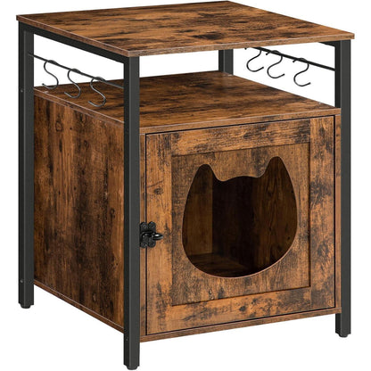 Katzenklo Schrank Katzenschrank Holz Katzenhaus 6 Haken
