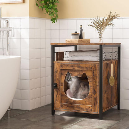 Katzenklo Schrank Katzenschrank Holz Katzenhaus 6 Haken