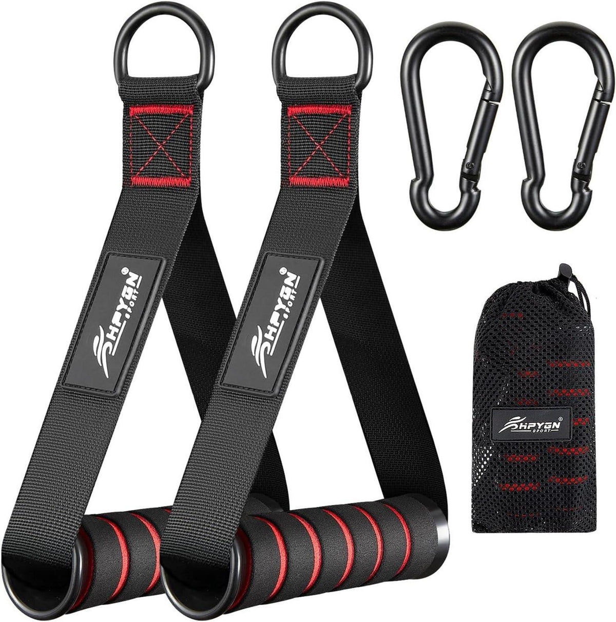 Fitnessband Griffe Widerstandsbänder Krafttraining Zubehör 2 Stück