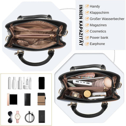 Miss Lulu Handtasche Damen Mittelgroß Multicolor Elegant